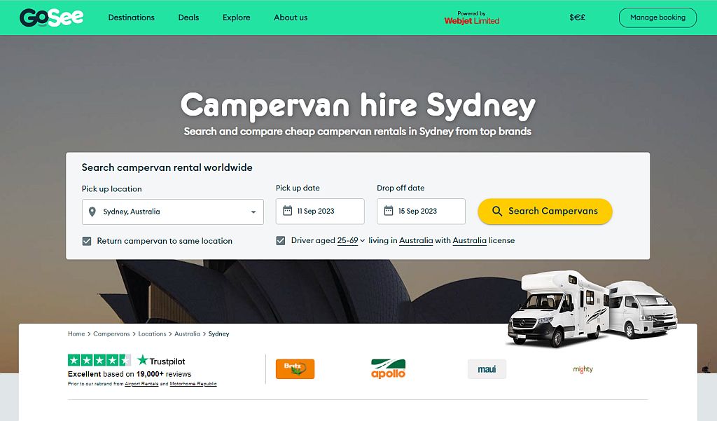 10 Best Campervan & RV Rentals in Sydney